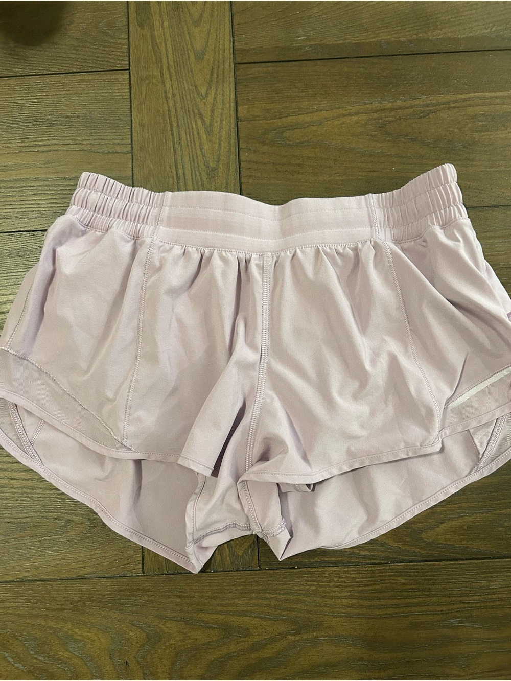 Light pink/Lavender Women's Athletic Shorts - Stretch Performance